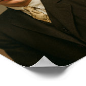 Vintage man foto poster (Hoek)