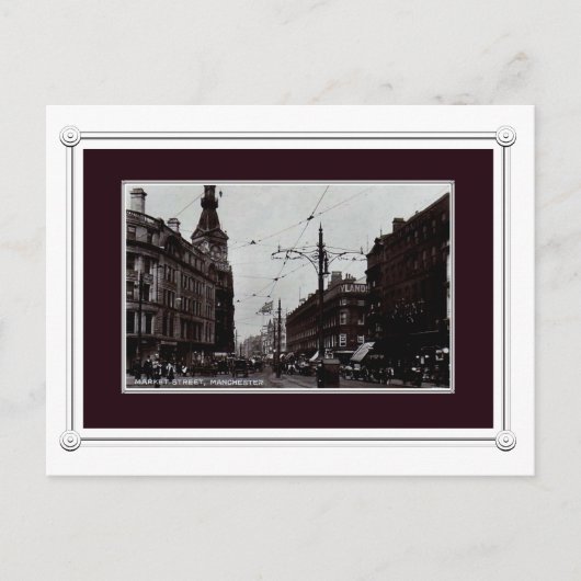 Vintage Manchester Briefkaart (Voorkant)