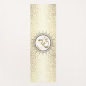 Vintage Mandala OM gespikkeld Yogamat (Voorkant)