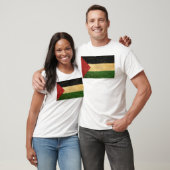 Vintage Mannen onder Palestijnse vlag T-shirt (Unisex)