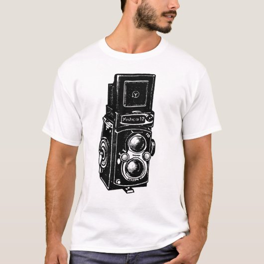 VINTAGE Mannen voor ILLUSTRATIE T-shirt (Voorkant)