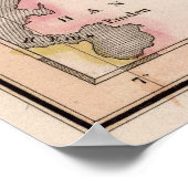 Vintage Map of Denmark (1838) Poster (Hoek)