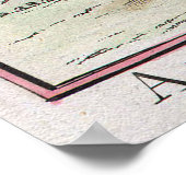 Vintage Map of Jerusalem Israel (1730) Poster (Hoek)