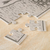 Vintage Map of Santiago Chile (1764) Legpuzzel (Zijkant)