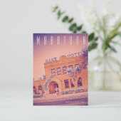 Vintage Marathon Texas Travel Briefkaart (Staand voorkant)