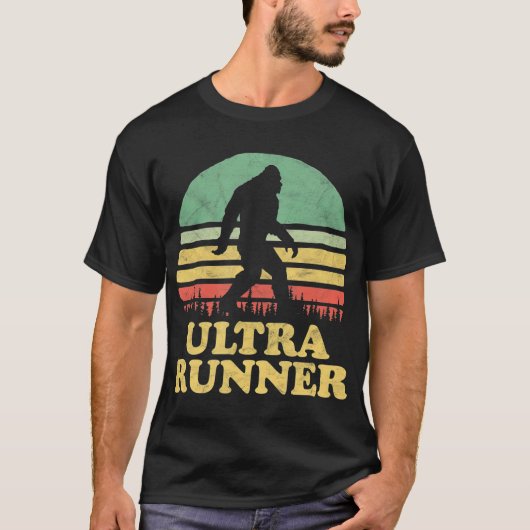 Vintage Marathon voor Ultra Runner T-shirt (Voorkant)