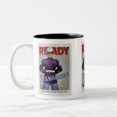 Vintage Marine Recruiting Tweekleurige Koffiemok (Links)