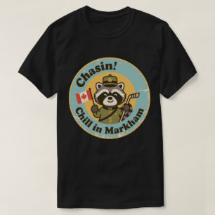 Vintage Markham Ontario Ontspannen Wasbeer T-shirt