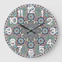 Vintage Marokkaans Geometrisch Blauw & Turquoise B
