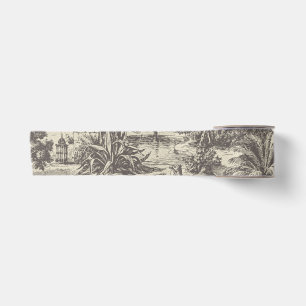 Vintage Marokkaanse toile kameel oase palmboom Satijnen Lint