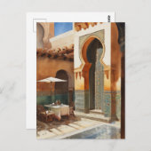 Vintage Marokko Briefkaart (Voorkant / Achterkant)