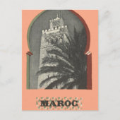 Vintage Marrakech, Maroc, Briefkaart (Voorkant)