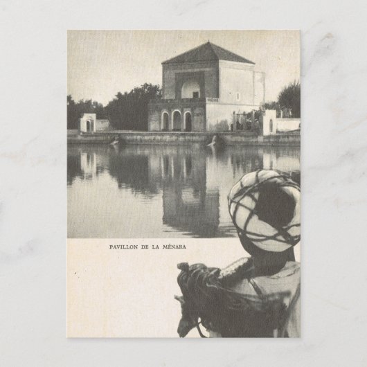 Vintage Marrakesh, Maroc Briefkaart (Voorkant)