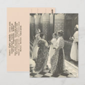 Vintage Marrakesh, Maroc, Dames Briefkaart (Voorkant / Achterkant)