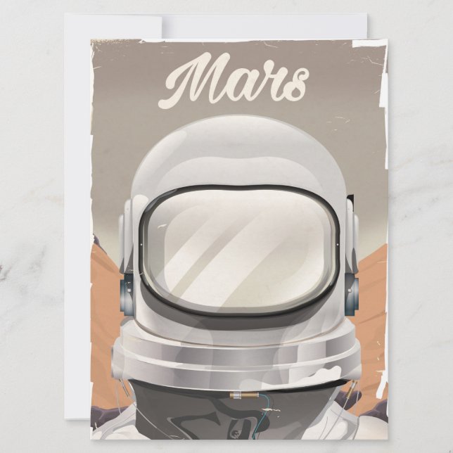 Vintage Mars Astronaut (Voorkant)