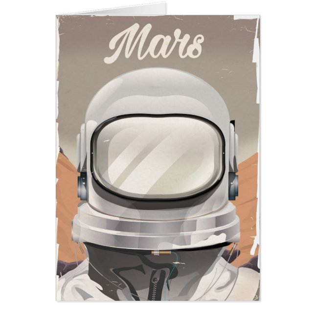 Vintage Mars Ruimtevaarder (Voorkant)