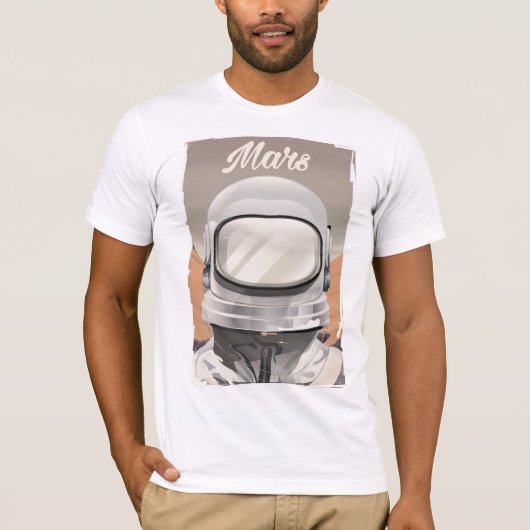 Vintage Mars Ruimtevaarder T-shirt (Voorkant)