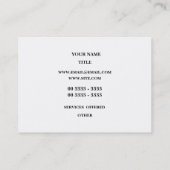 Vintage Marsala - Hallo Visitekaartje (Achterkant)