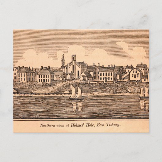 Vintage Martha's wijnbouw in Tisbury Briefkaart (Voorkant)