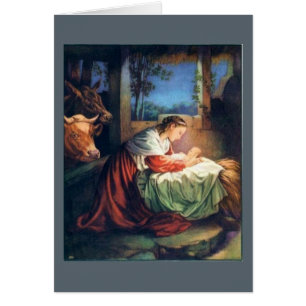 Vintage Mary en Baby Jesus