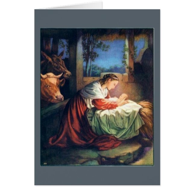 Vintage Mary en Baby Jesus (Voorkant)