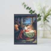 Vintage Mary en Baby Jesus Briefkaart (Staand voorkant)