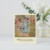 Vintage Mary, Mary Rhyme Briefkaart (Staand voorkant)