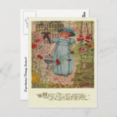 Vintage Mary, Mary Rhyme Briefkaart (Voorkant / Achterkant)