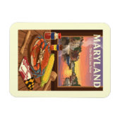 Vintage Maryland Magneet (Horizontaal)