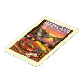Vintage Maryland Magneet (Linkerzijde)
