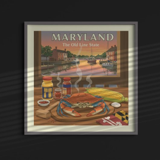 Vintage Maryland Poster