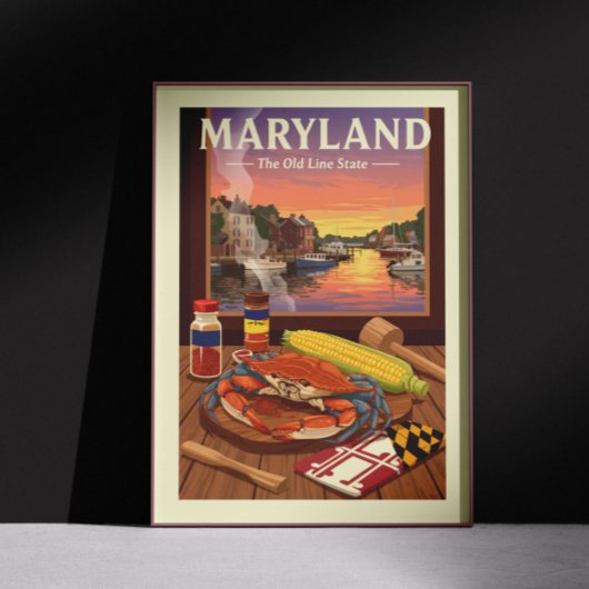 Vintage Maryland Poster