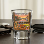 Vintage Maryland Shot Glas