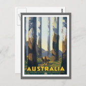 Vintage Marysville Victoria Australië Briefkaart (Voorkant / Achterkant)