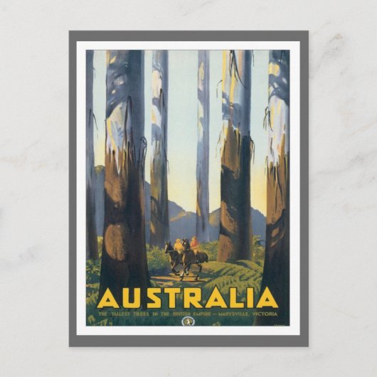 Vintage Marysville Victoria Australië Briefkaart (Voorkant)