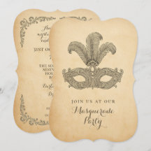 Vintage Maskerade Feest