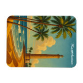 Vintage Maspalomas Meloneras Beach Gran Canaria Magneet (Horizontaal)