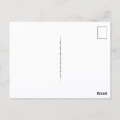 Vintage Massachusetts Map Postcard Briefkaart (Achterkant)