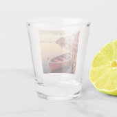 Vintage Massachusetts Shot Glas (Achterkant)