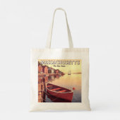 Vintage Massachusetts Tote Bag (Achterkant)