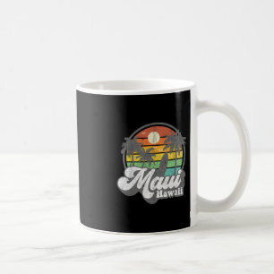 Vintage Maui Hawaï Hawaiaanse Strand Surfen 70's T Koffiemok