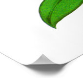 Vintage Mauve Paars Agenta Orchid Flower Poster (Hoek)