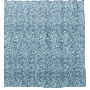 Vintage May Morris Arcadia Flowers en Foliage Douchegordijn