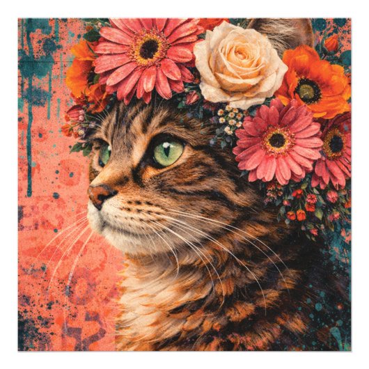 Vintage Meadow Goddess Giclée Foto Afdruk (Voorkant)