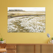 Vintage Meadow Landscape Countryside Field Canvas Afdruk (Insitu (Woonkamer))
