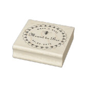 Vintage Meant to Bee Trouwdag Honingpot Favor Rubberstempel (Stempel)