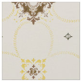 Vintage Medaillons in Wisselend Patroon Stof (Close Up)