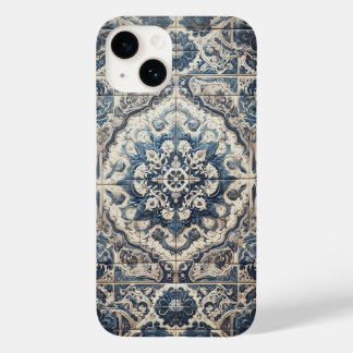 Vintage Mediterranean Blue and White Ornamental In Case-Mate iPhone 14 Hoesje
