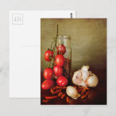 Vintage Mediterranean flavors Briefkaart (Voorkant / Achterkant)