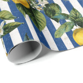 Vintage Mediterranean Lemons Decoupage Cadeaupapier (Rol Hoek)